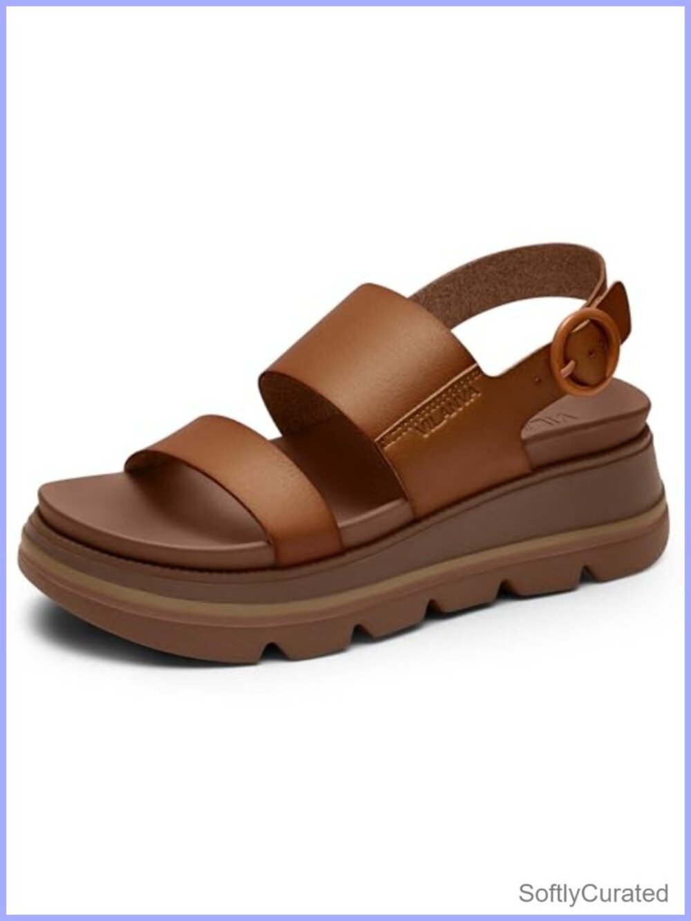 Women's Platform Wedge Walking Sandals Soft Insole Orthopedic Arch Support